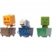 Minecraft Minecart Mini-Figure Pumpkin, Wolf, And Creeper 3-Pack   564910350
